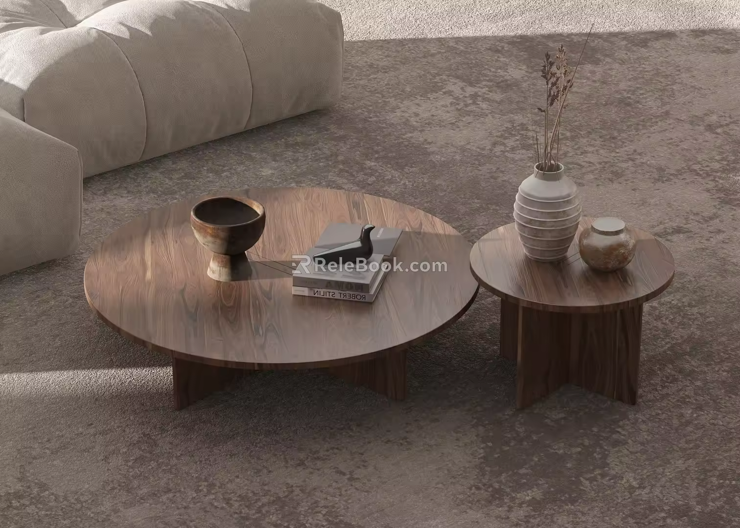 Silent Chinese and Ancient Style Tea Table Solid Wood Tea Table Mother Tea Table Silent Style Ornaments 3d model
