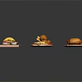 Assorted Delicious Foods Including Tacos Pancakes Sushi Fried Chicken And Burgers