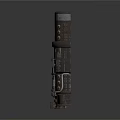 Complex Industrial Mechanical Equipment With Stacked Structural Layers And Circular Metal Knobs