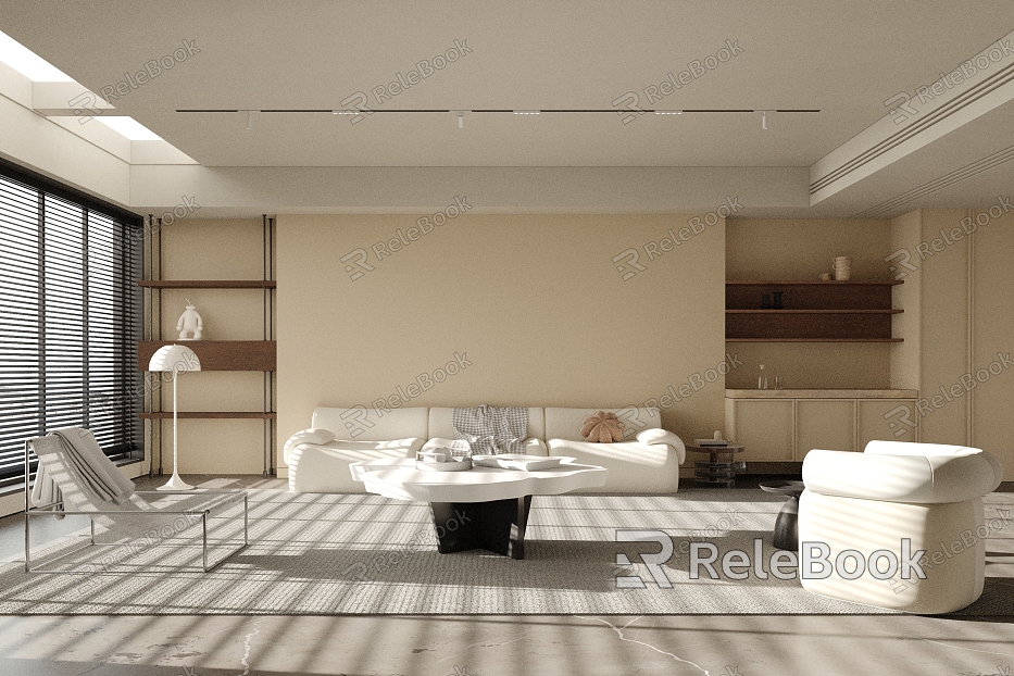 modern living room model