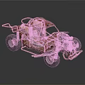 Rusty Red Modified Beetle Juice Car With Off Road Style And Large Tires