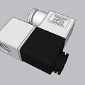 Industrial Equipment Silver Black Mechanical Control Device With DEVI Label Metallic Component