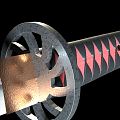 Japanese-style samurai sword Taidao 3d model