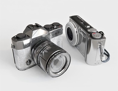 Modern Camera SLR Camera Micro Single 3d model