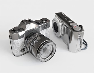 Modern Camera SLR Camera Micro Single 3d model