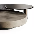 Modern Round Dining Tables With Wooden Tops And Metal Bases Design