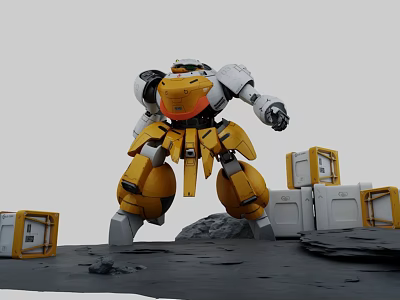 Robot ruins 3d model