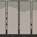 New Chinese-style partition screen partition 3d model