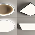 Modern Minimalist Ceiling Lamp Round Square 3d model