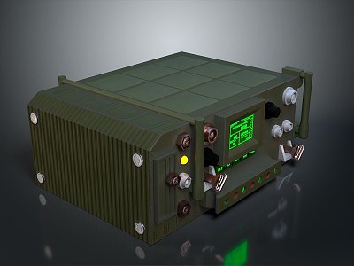 Radio Telephony Military Radio Military Walkie-talkie Military Telephone Military Radio Communication 3d model