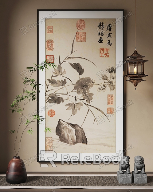 New Chinese Hanging Paintings Chinese Hanging Paintings model