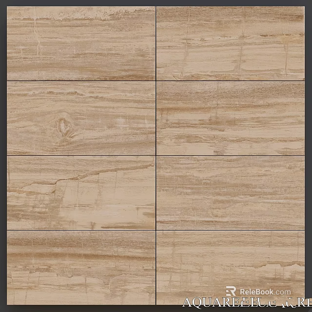 Wood Grain Textured Components For Interior Decorative Design With Natural Patterns 3d model