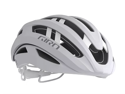 Giro White Modern Cycling Helmet With Ventilated Streamlined Design For Sports Activities 3d model