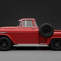 Chevrolet 1959 Apache Pickup Retro Jeep 3d model