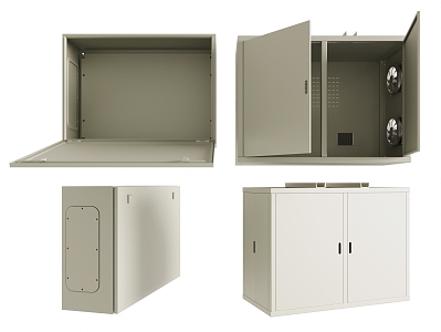 Outdoor cabinet distribution box control cabinet power cabinet equipment cabinet industrial equipment 3d model