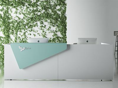 Modern reception desk model