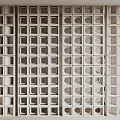 Modern cement brick partition 3d model