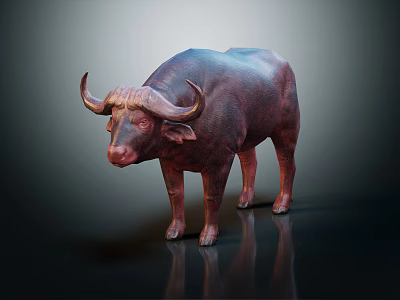 Modern Cow Animal Carto Cow 3d model Modern Cow Animal Carto Cow 3d model