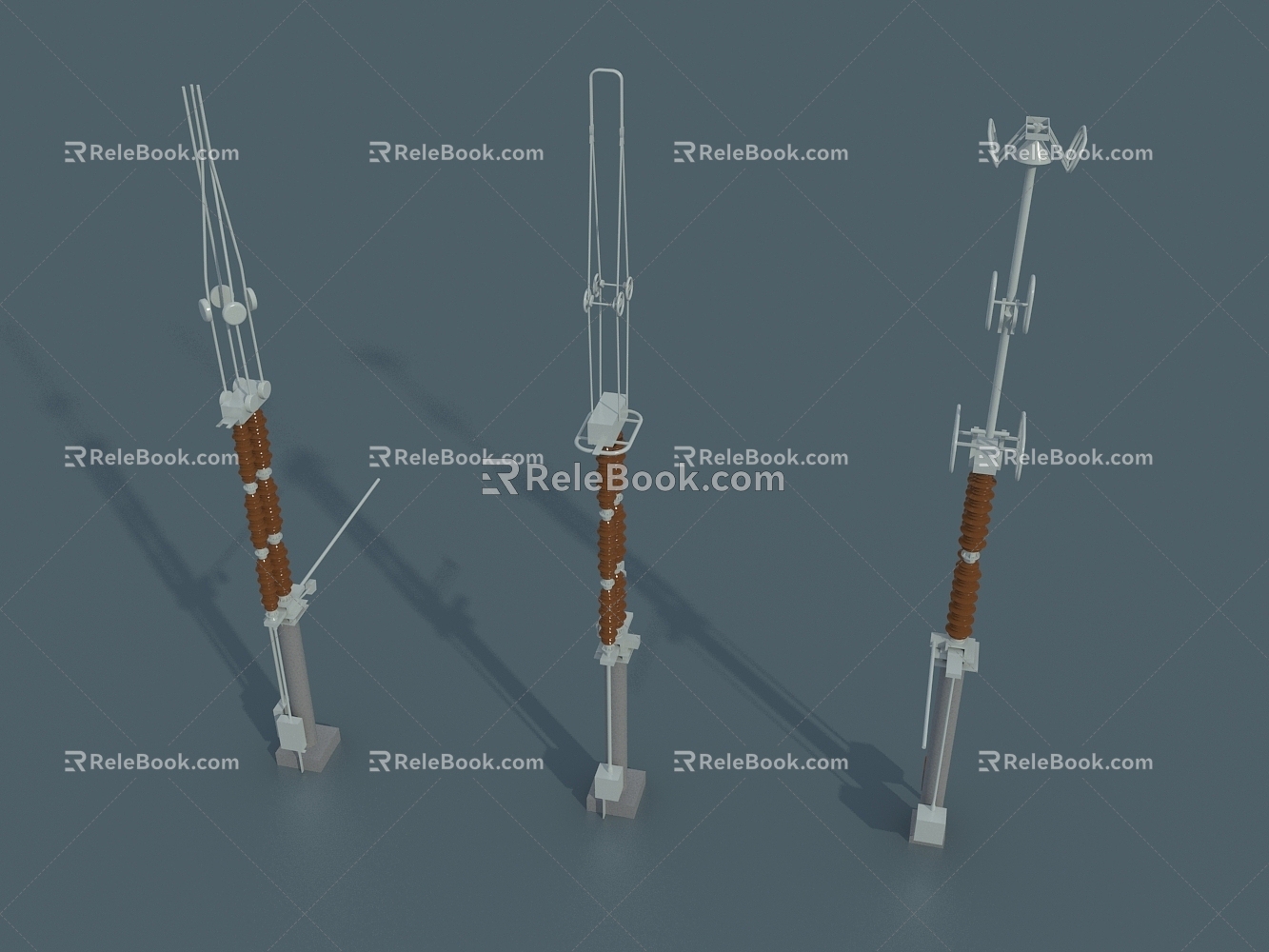 Substation Equipment 3d model