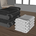 Modern towel 3d model