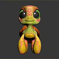 Turtle Cartoon Turtle Snapping Turtle Chickbill Turtle Reptile Cold Blooded Animal Reptile Class 3d model