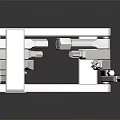 Modern tools multi-function tools multi-function screwdriver multi-function hardware tools 3d model