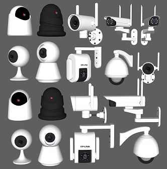 Modern camera combination 3d model