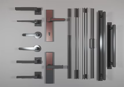 Modern Door Handle Door Handle Door Handle Door Handle Metal Door Handle 3d model