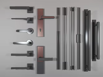 Modern Door Handle Door Handle Door Handle Door Handle Metal Door Handle 3d model