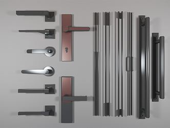 Modern Door Handle Door Handle Door Handle Door Handle Metal Door Handle 3d model