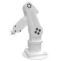 White Industrial Robotic Arm Automation Equipment With Mechanical Structure And Precision Gripper