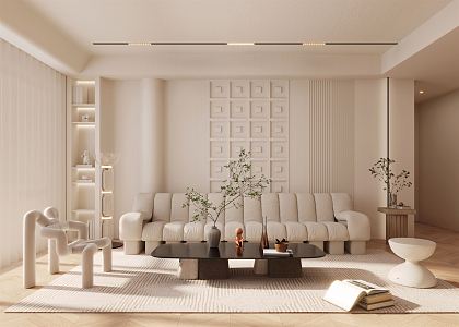 The Silent Living Room 3d model