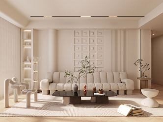 The Silent Living Room 3d model