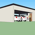 Car Parking Sunshade Canopy With Metal Frame Covering Two Vehicles