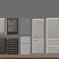 Refrigerators and Freezers Various Styles Colors for Home Kitchen Single Double Door Wine Cooler Designs