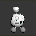 Robot Assistant Small Robot Butler Robot Butler Figure Game Figure 3d model