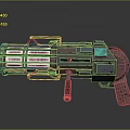 Science Fiction Firearms Next Generation Firearms Science Fiction Game Gun Game Firearms Game Gun Concept Gun Laser Gun 3d model