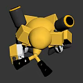 Modern Robot Toys 3d model