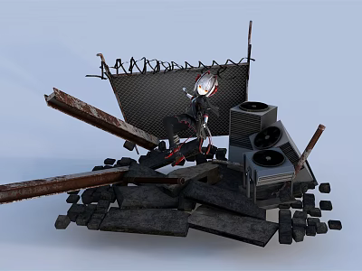 Modern Cartoon Character Cartoon Girl 3d model Modern Cartoon Character Cartoon Girl 3d model