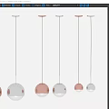 Stylish Modern Spherical Chandeliers With Reflective Metallic Surfaces For Interior Decoration