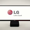 LG Computer Monitor With Clear Display Screen And Modern Sleek Design