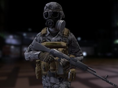 Soldier Special Forces 3d model