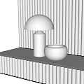 Modern table lamp 3d model