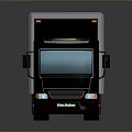 Black Commercial Truck Exterior With NVIDIA GeForce GTX Text And Green Logo