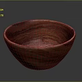 Elegant Wooden Tableware Set With Handmade Bowl And Natural Wood Texture