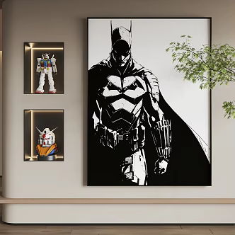 Modern Cartoon Hanging Paintings Cartoon Hanging Paintings Children Hanging Paintings 3d model