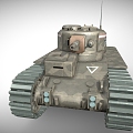 Modern Tank Tank Car Armored Car Military Tank 3d model