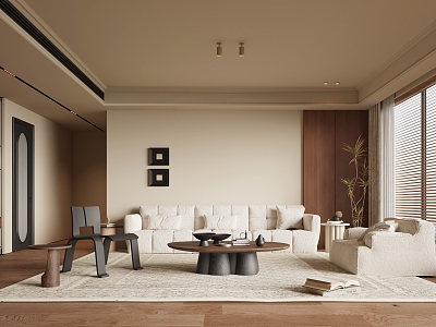 modern living room model