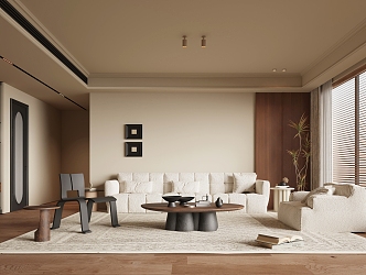 modern living room 3d model