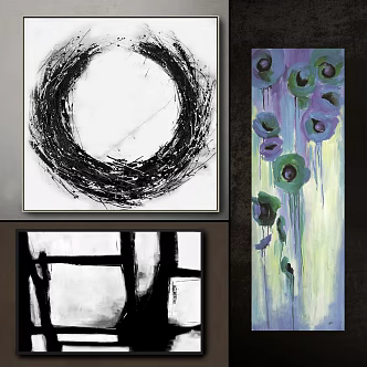 abstract painting 3d model